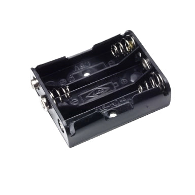 Portapile per 3 stilo (aa) con presa polarizzata