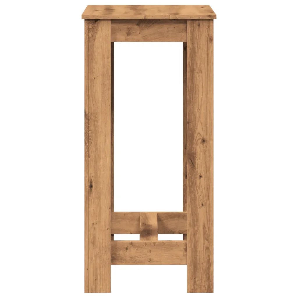 Tavolo Bar Rovere Artigianale 51x50x103,5 cm Legno Multistrato