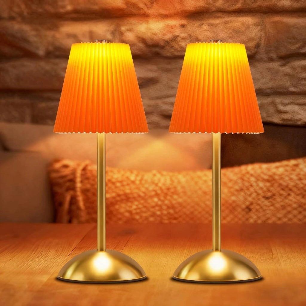 ZMH Lampada da tavolo LED set 2 pezzi wireless 3 temperature colore per sala da pranzo