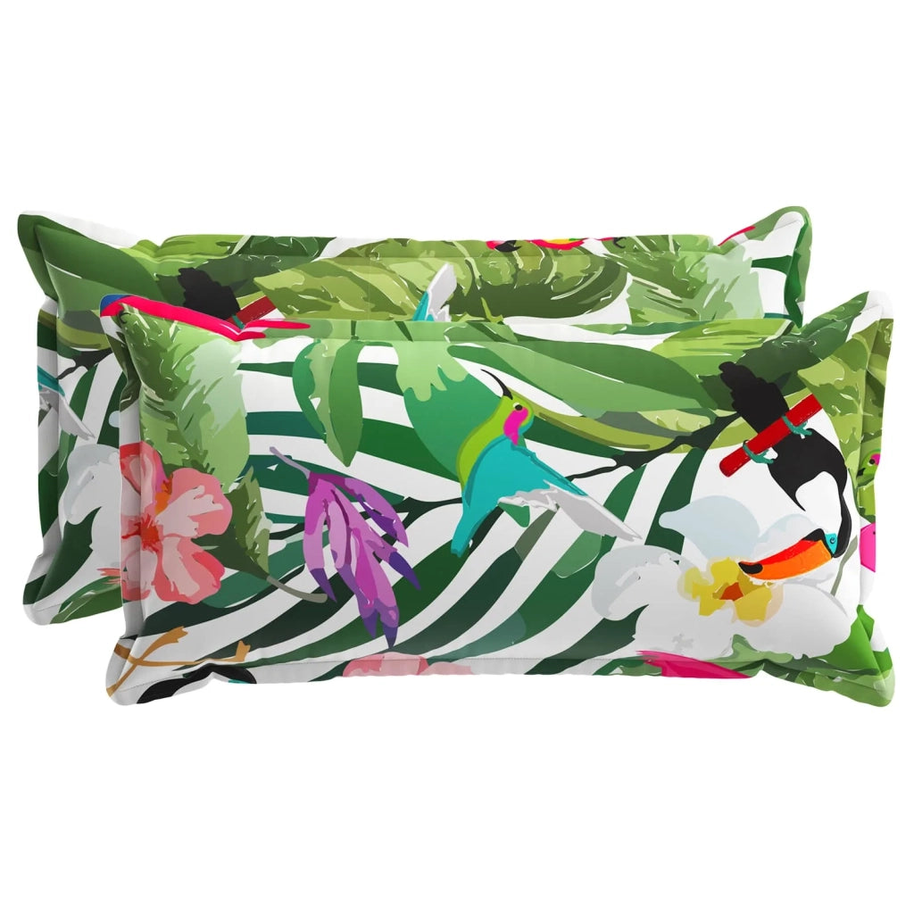 Cuscino con cuscino HOUTEN 2 pz Multicolore Poliestere 934063