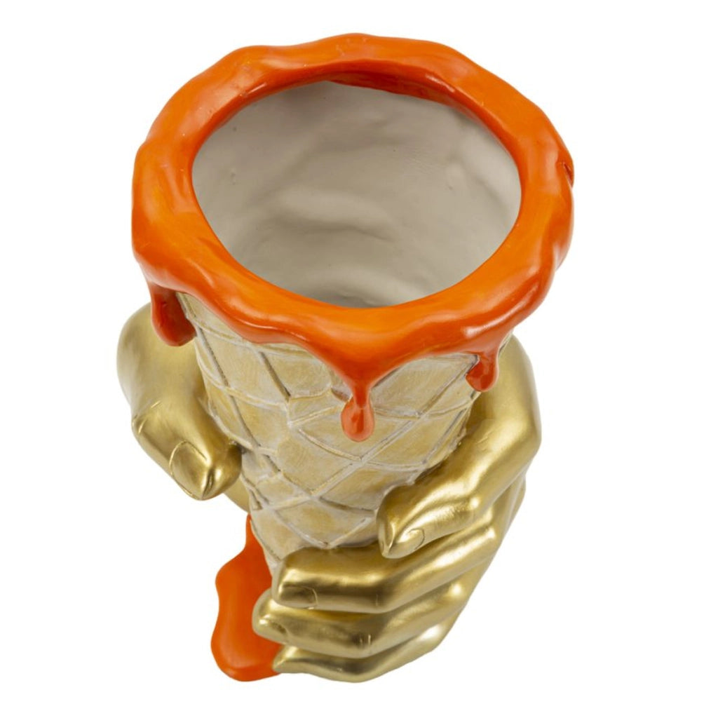 Scultura Gelato, Multicolore, Poliresina, 18x16x26 cm