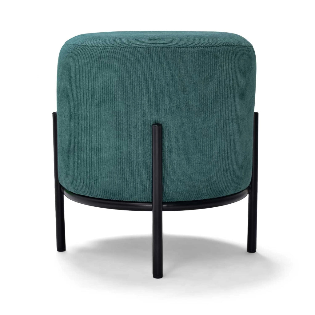BONN VELVET - Pouf piccolo tondo in velluto a coste