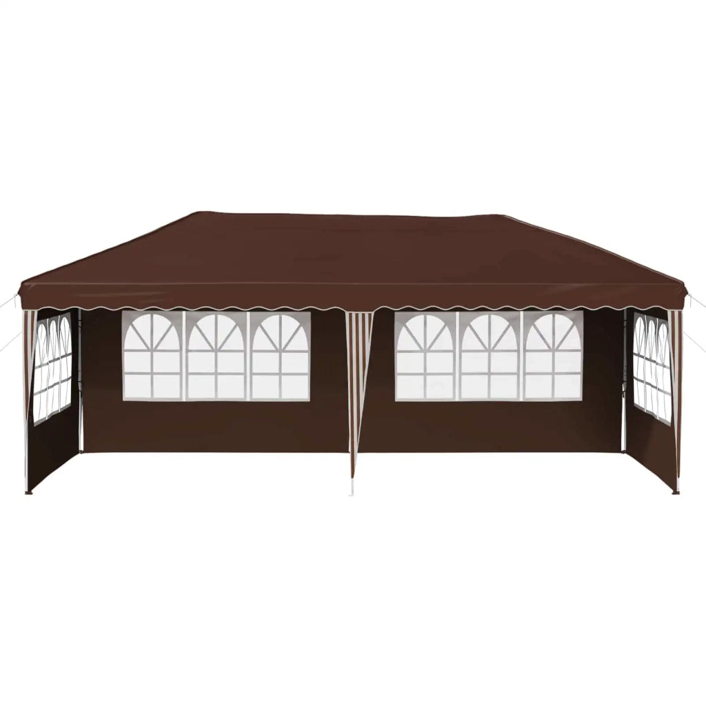 Tenda per feste a pop-up 575 x 289 x 245 cm Marrone