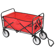 Carrello Pieghevole a Mano in Acciaio Rosso CFW4588892