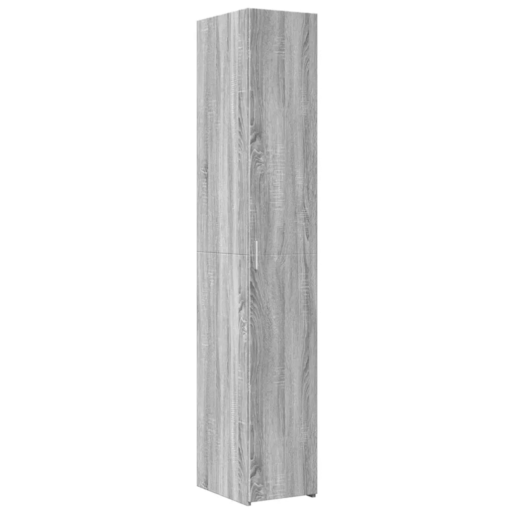 Mobile Sottile Grigio Sonoma 30x42,5x225 cm in Truciolato 3281264