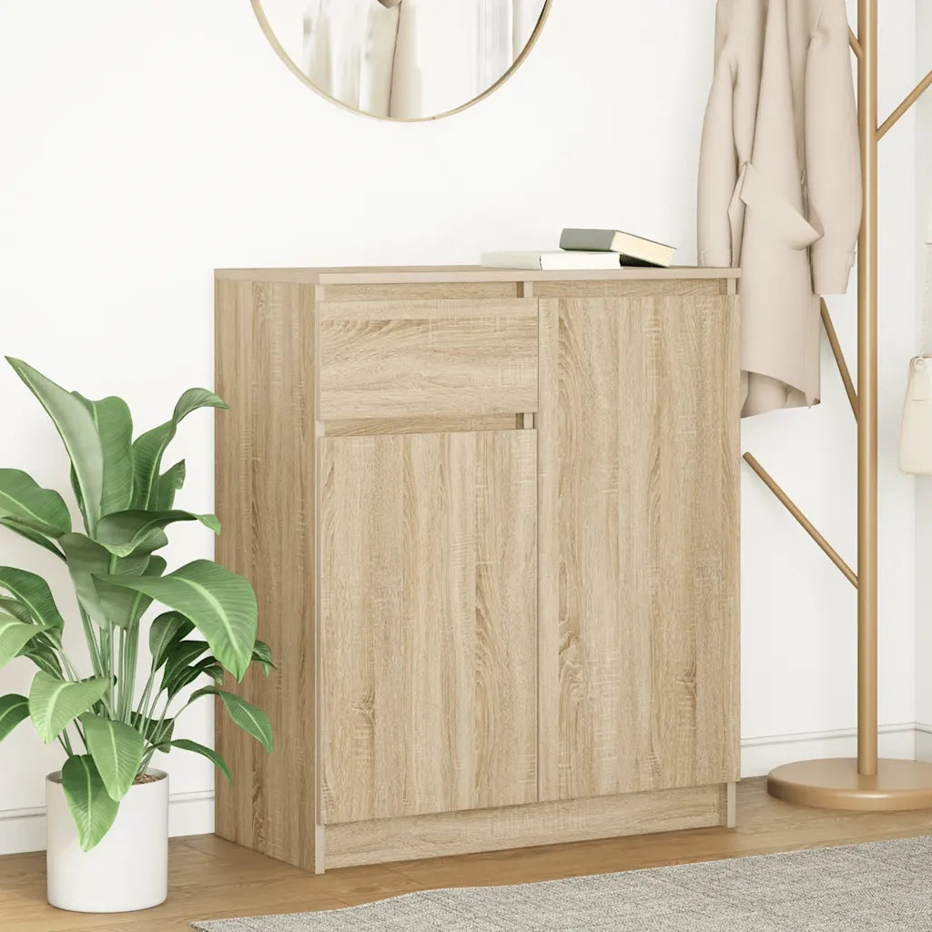 Credenza con Cassetto Rovere Sonoma 71x35x84 cm in Truciolato