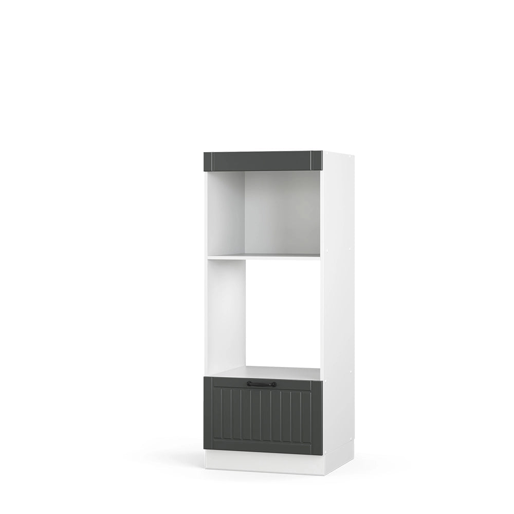 Vicco Set mobili bagno Antracite casa di campagna 60 cm aperto