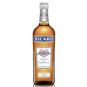 Ricard aperitife 45 anise pastis de marseille confezione in bottiglia di vetro da 70 cl