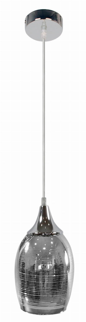 Lampada a sospensione Candellux Marina cromata Ø14 E27