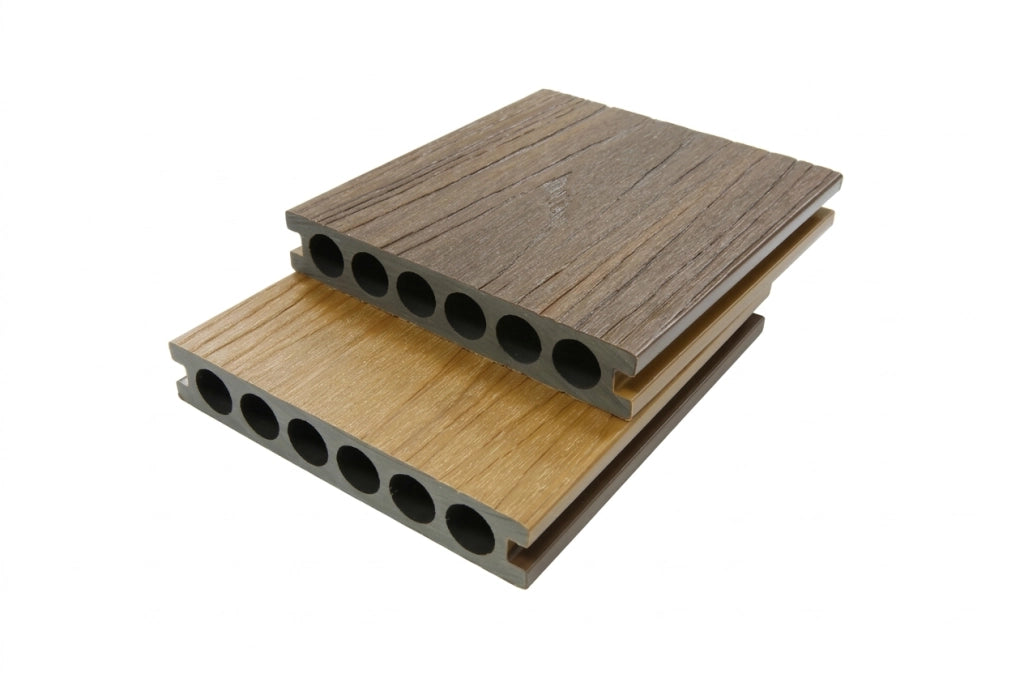 Profilo Decking Zeus Wpc 2,5X14X220 Cm Colore Ipe-Teak