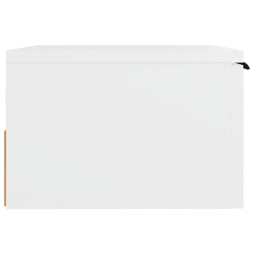 Comodino a Muro Bianco 34x30x20 cm 811376