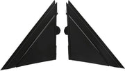 Copertura per specchio a bandiera per portiere - Pannello di fissaggio a forma di triangolo - Materiale ABS di alta qualità - Resistente alle collisioni - Installazione facile - Sostituzione per 500 2012-2017 - Specchio a forma di triangolo