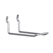 Ganci doppi in metallo per pannello forato - 20 cm. - 8 pz.