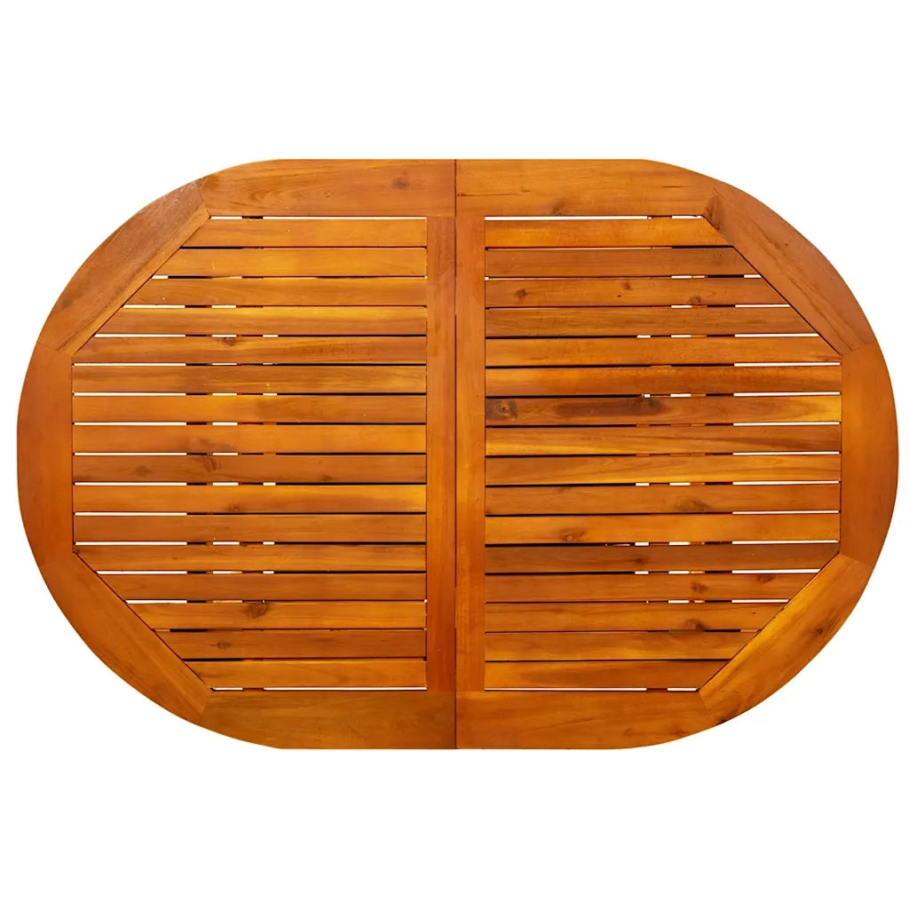 Tavolo da Pranzo per Esterni (120-170)x80x75 cm in Legno Acacia 316567