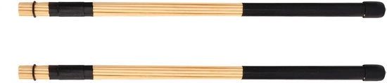 Drumstocchi in Bambù - Percussione Musicale - Bambù - Buon Bounce e Balanzamento - 40,4 x 5,1 x 1,9 cm - Strumento Percussivo Musicale - Adatto per Drum...
