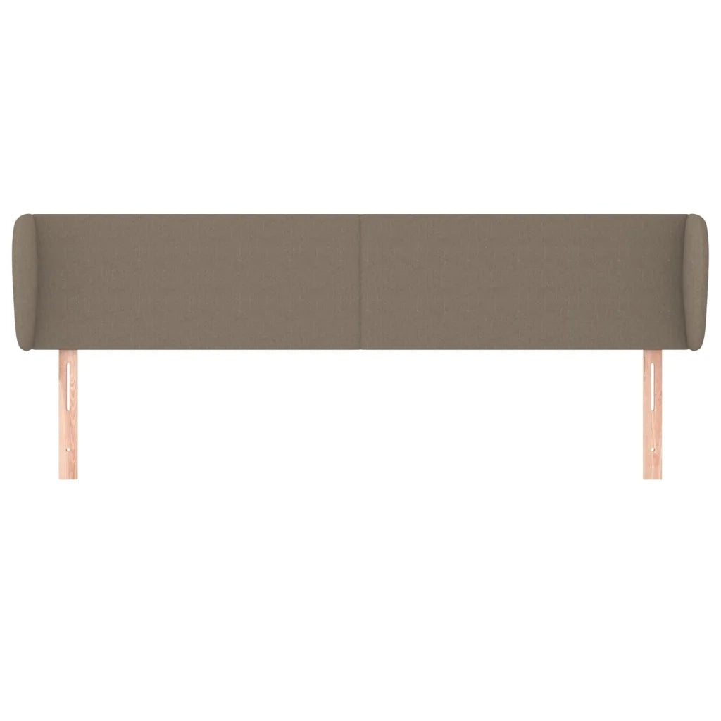 Testiera ad Orecchio Tortora 203x23x78/88 cm in Tessuto