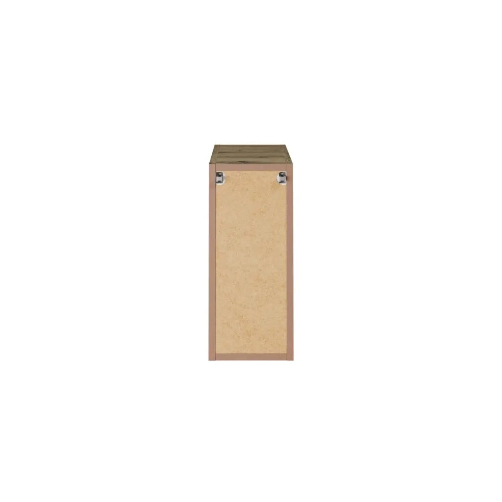 Mobile da muro aperto BRAZZA – 20 cm – Rovere chiaro – Finitura artigianale – Da appendere