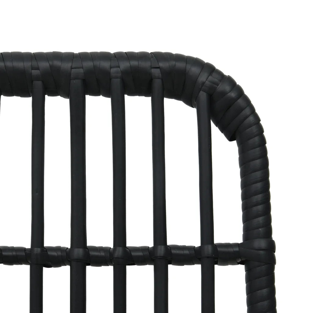 Set da Pranzo da Giardino 5 pz in Polyrattan e Vetro cod mxl 37720