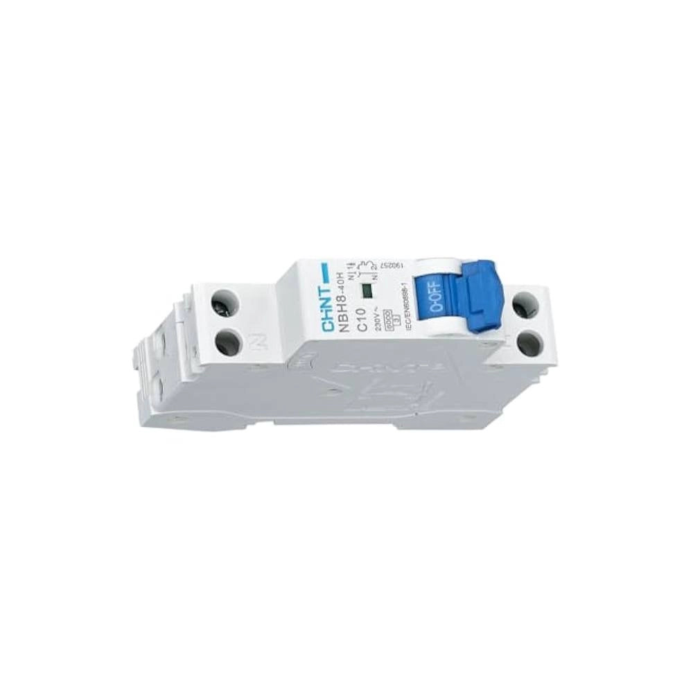 Chint interruttore magnetotermico compatto 1p+n curva c 1 modulo 4,5 ka 230v *** ampere 10 ampere, confezione 1