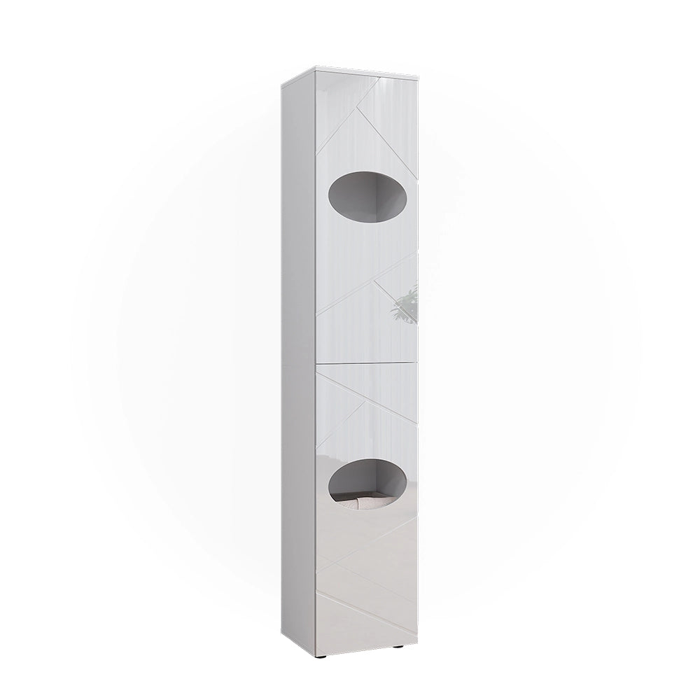 Vicco Armadio per la biancheria Bianco 32 x 192 cm