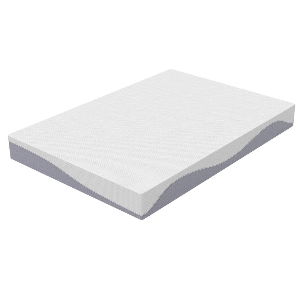 Materasso in Schiuma 180x200 cm ¨C MINIMAL ¨C Grigio e Bianco, H3/H4, Altezza 20 cm, Oeko-TEX
