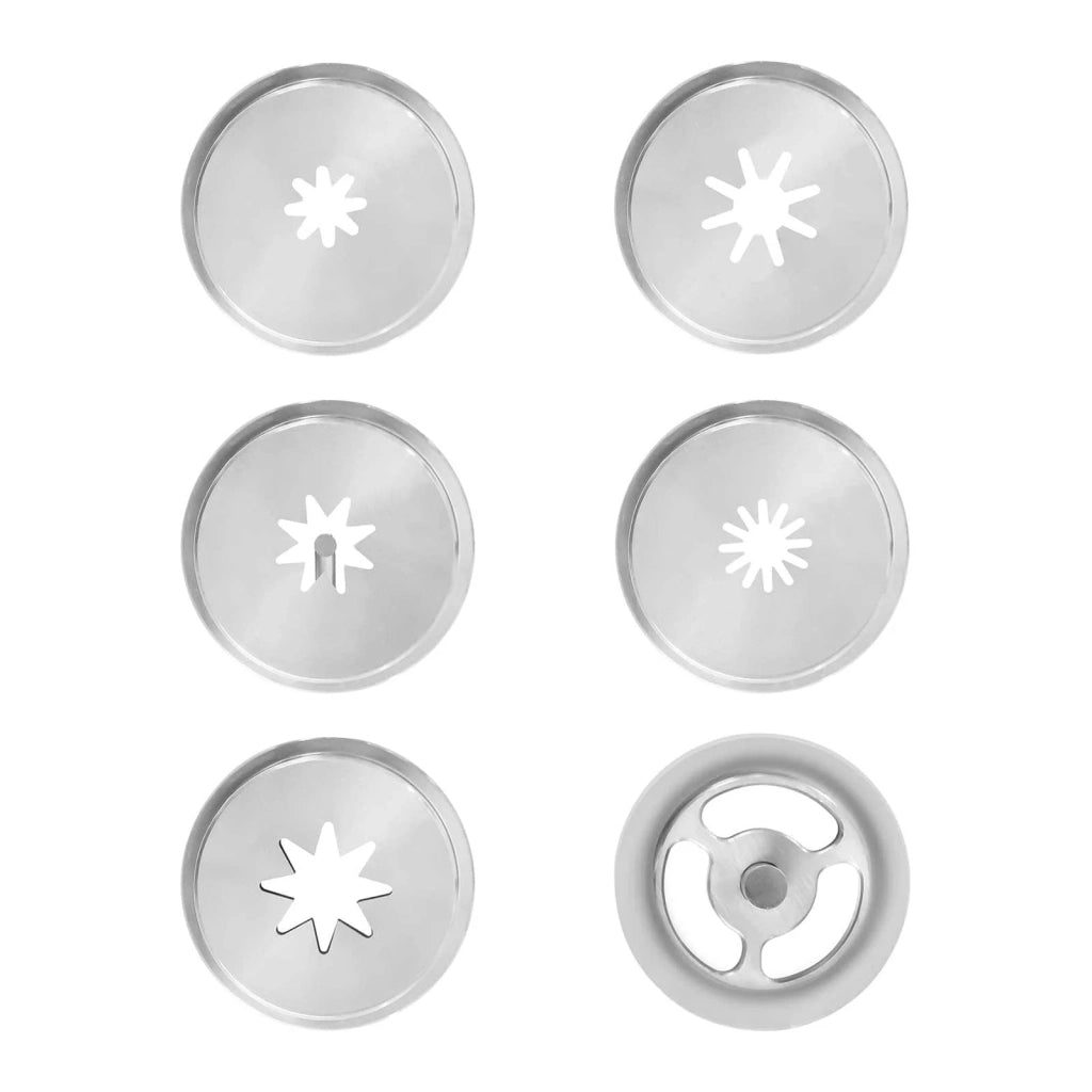 Pressa per Churros e Chichis Elettrodomestico Professionale (5 Litri 5 Ugelli Acciaio Inox) 14_0004888