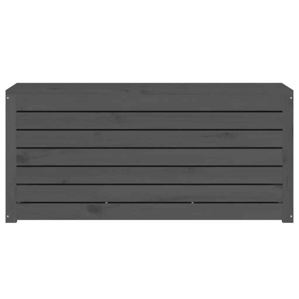 Contenitore Giardino Grigio 101x50,5x46,5cm Legno Massello Pino 823950
