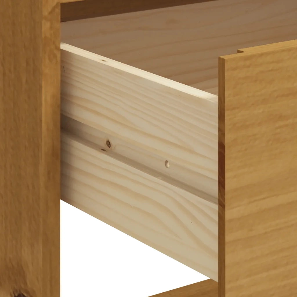 Tavolino da Bar-Tavolino da soggiorno-Tavolo FLAM 92x45x110 cm in Legno Massello di Pino