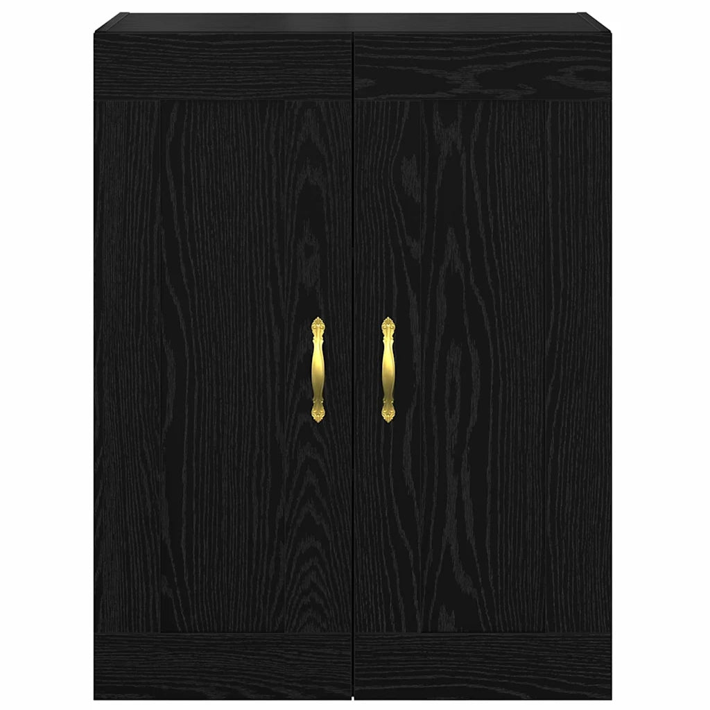Pensile Rovere Nero 69,5 x 34 x 90 cm Legno multistrato