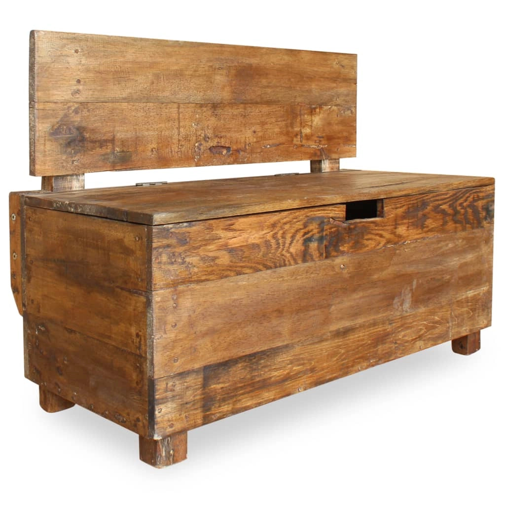Panca in legno di recupero 86 x 40 x 60 cm 02_0010785