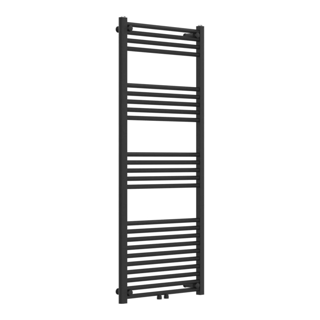 Radiatore scaldasalviette da bagno acciaio 140 x 60 cm nero 03_0010424