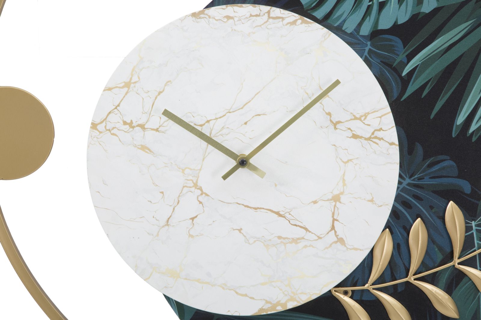 Orologio da Muro Roundy Green 60x4,5x65 cm in Ferro e MDF Multicolor