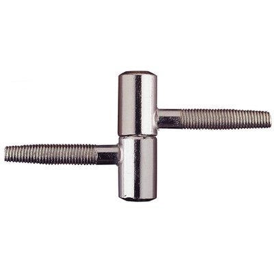 CERNIERA TIPO ANUBA - ACCIAIO NICHELATO MM 14- 25 pezzi