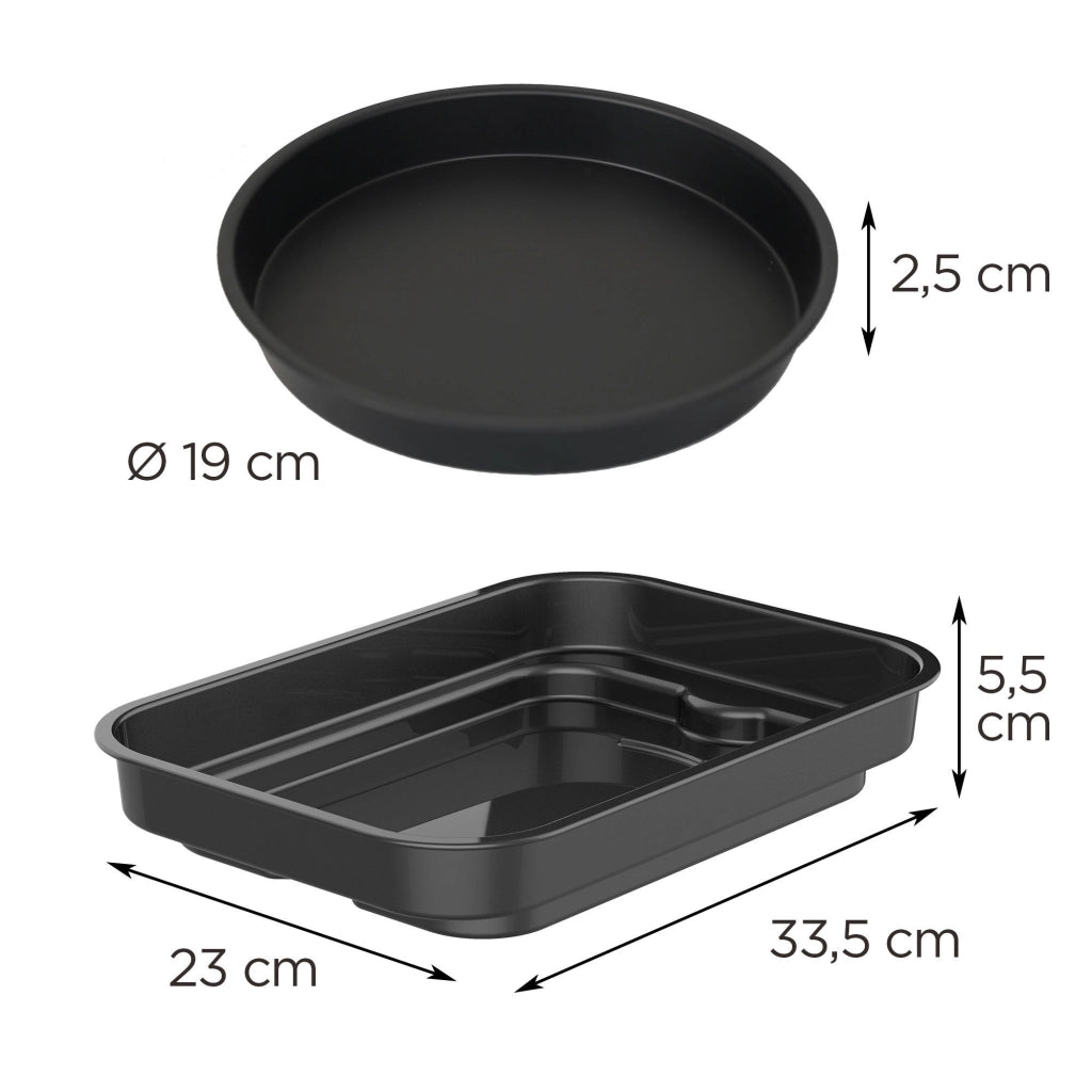 Friggitrice ad aria con grill multifunzione 4L, temperatura 50-230°C con display touch e 10 programmi automatici - Sogo