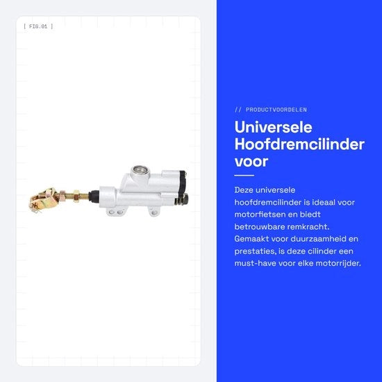 Rim Sostitutivo Universale per Motocicletta - Piastra di Supporto - Resistente alle Vibrazioni - Alta Qualità - Duraturo - Prestazioni affidabili - Pompa di Rilievo 

Modello: Remcilinder Universeel 
Codice: 
Specifica: Schokbestendig