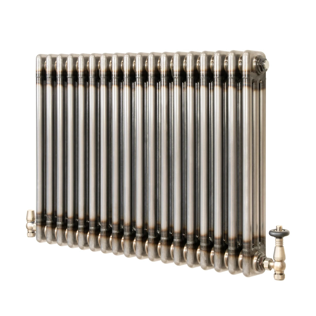 Radiatore 3 Colonne Orizzontale Metallo Grezzo 600 x 830 mm TRV