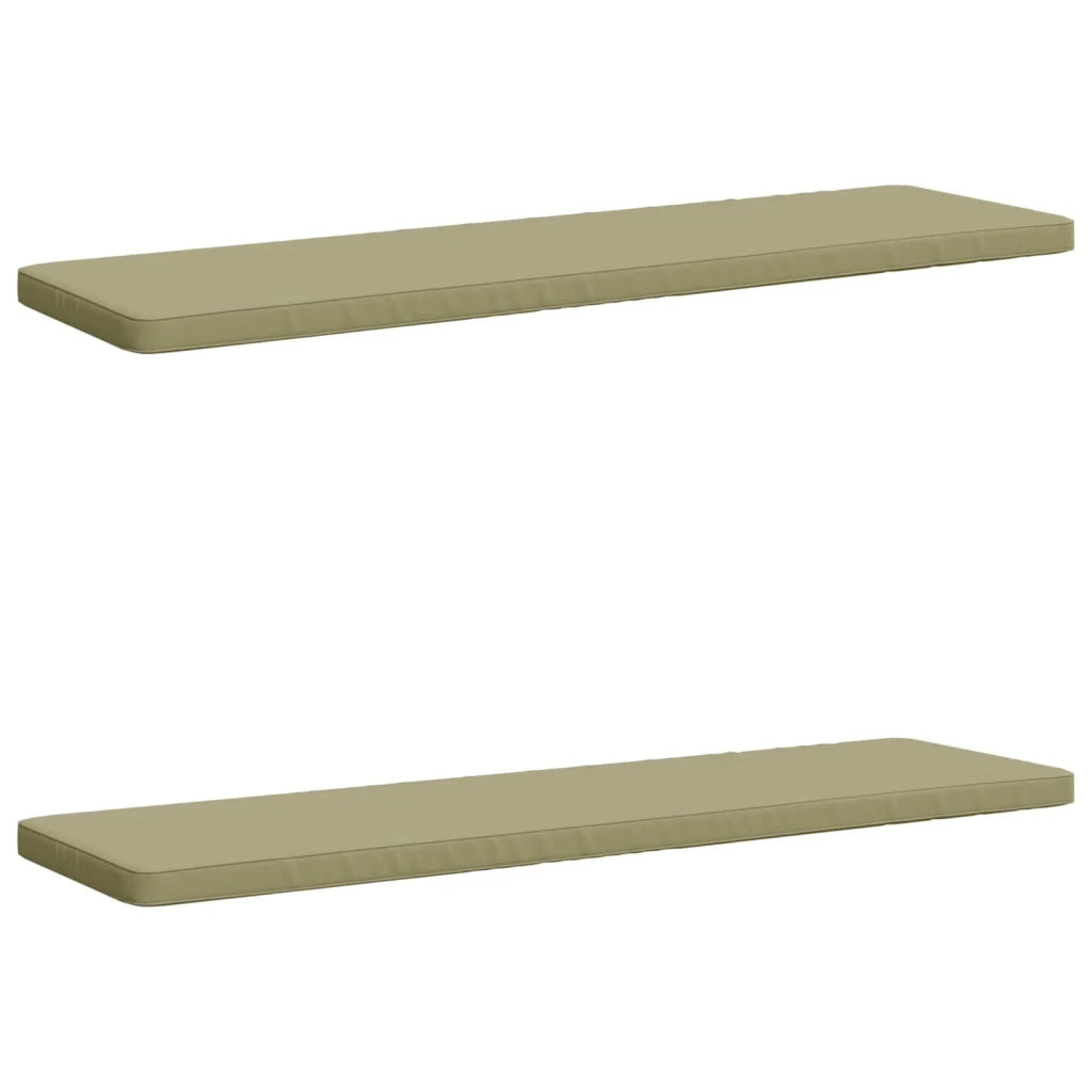 Cuscini per Panchina a 2 Pezzi VUGHT 2 pz 100% Poliestere 952099