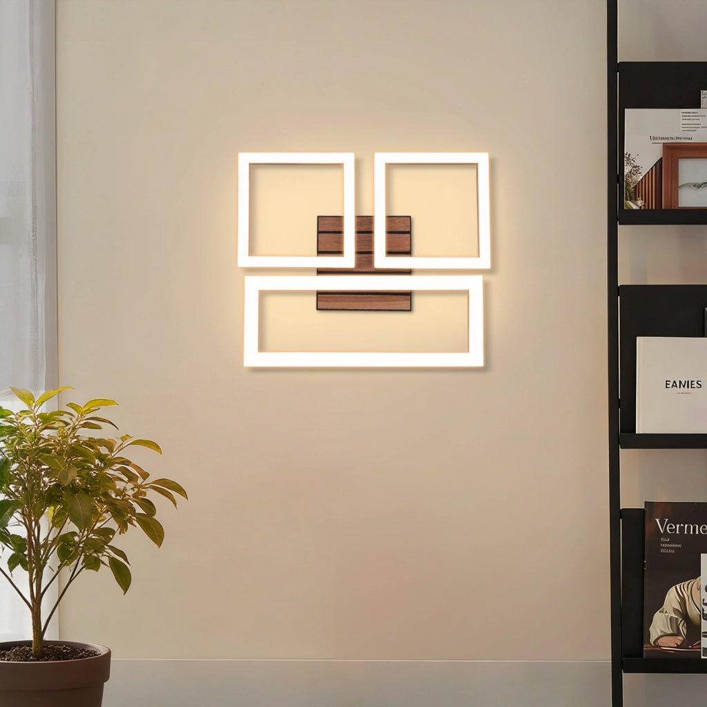 ZMH Plafoniera LED nera 21W design moderno luce bianca calda 3000K ideale per corridoio camera da letto o ufficio