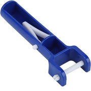 Set di spazzole per piscina manico - V - Forma - Set da 2 - Blu - Accessori per piscina - Sostituzione manico - Adatto per manico a V - Blu Modello
