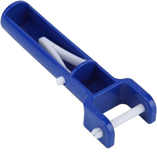 Set di spazzole per piscina manico - V - Forma - Set da 2 - Blu - Accessori per piscina - Sostituzione manico - Adatto per manico a V - Blu Modello