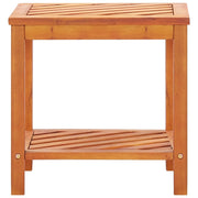 Tavolinetto in Legno Massello di Acacia 45x33x45 cm 44067