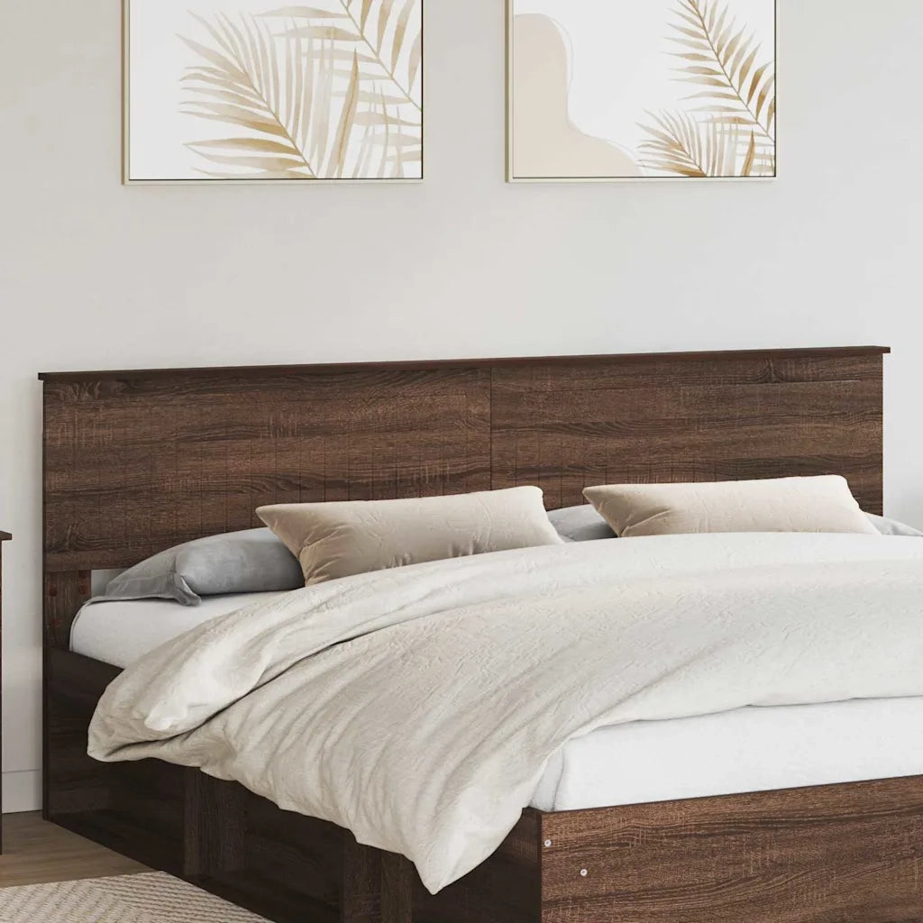 Testiera-Testata-Testiera Decorativa Rovere Marrone 200 cm Legno multistrato 851724