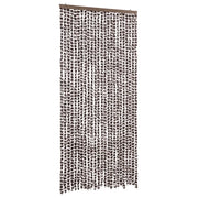 Zanzariera Marrone e Bianco 100x220 cm Ciniglia CFW2230153