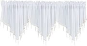 Tendaggio con struttura in metallo - Textura in pietra di marmo - 130 x 60 cm - Tulle puro - Migliora la privacy - Adatto per la camera da letto