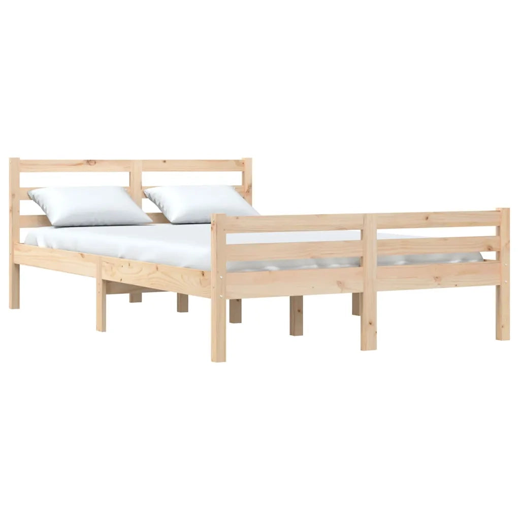 Giroletto-Struttura Letto in Legno Massello 150x200 cm King Size 461915
