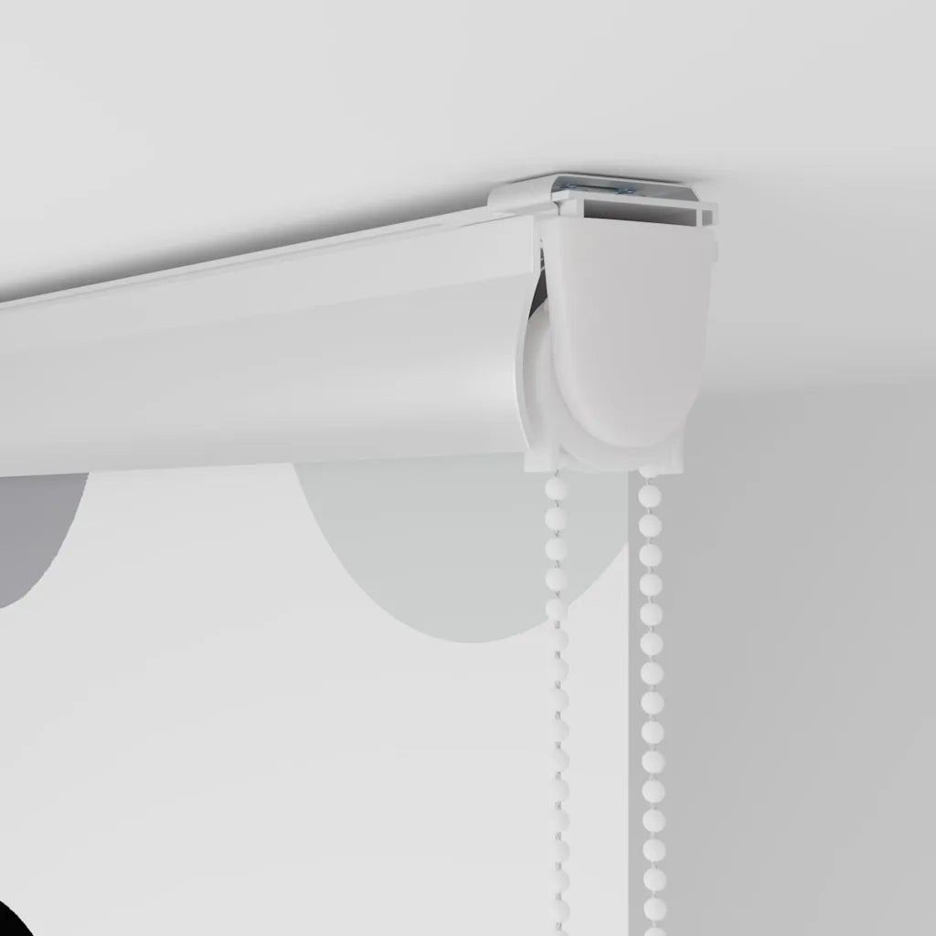 Tenda a Rullo Doccia con Cassonetto 70x240 cm Larghezza Tessuto