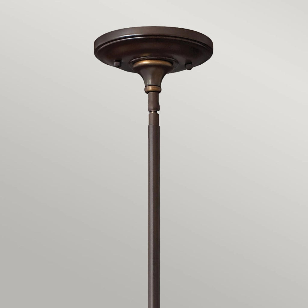 Lampada a sospensione Mayflower bronzo antico Ø35,6 Hinkley