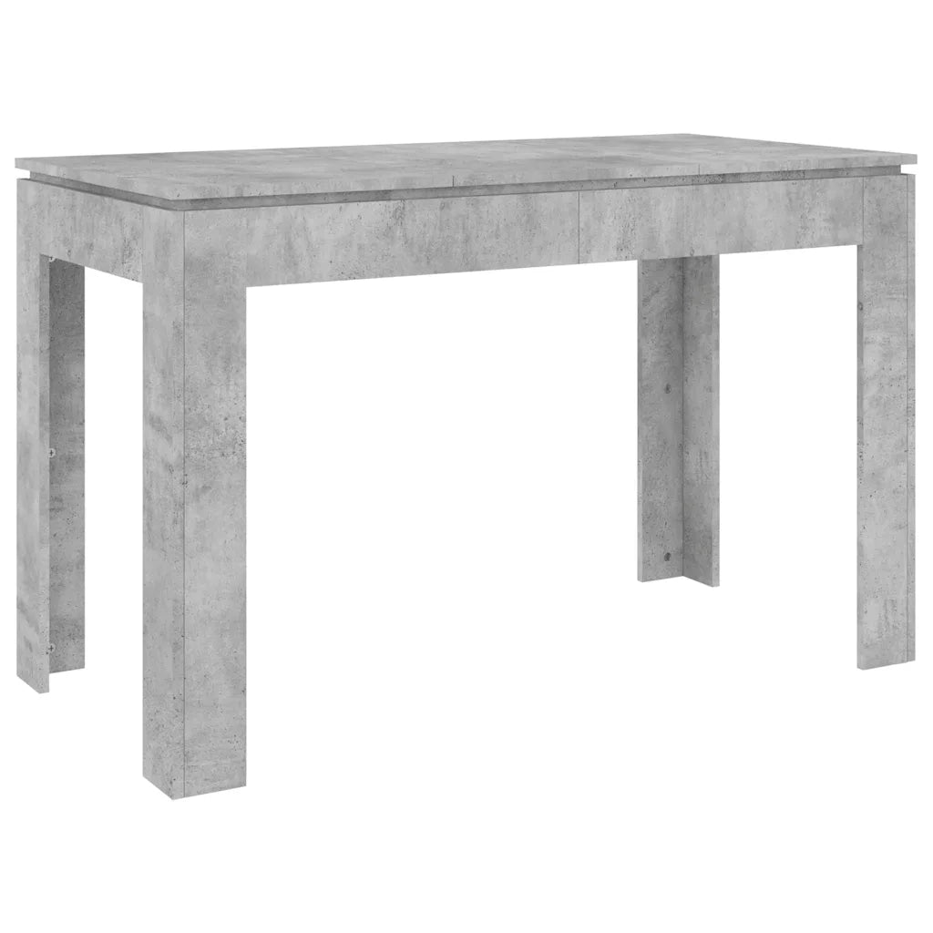Tavolo da Pranzo Grigio Cemento 120x60x76 cm Legno Multistrato 800760