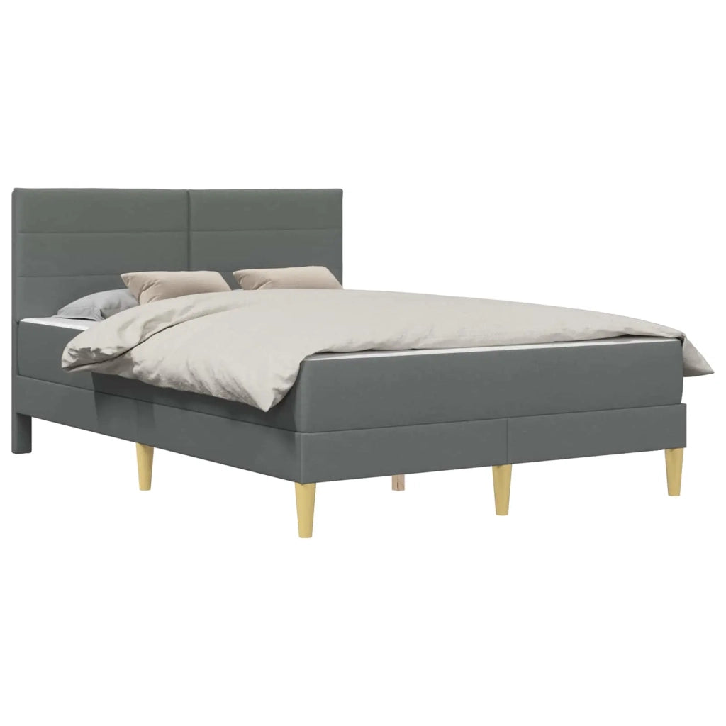 Struttura del letto Grigio scuro 120 x 190 cm Poliestere 3414945