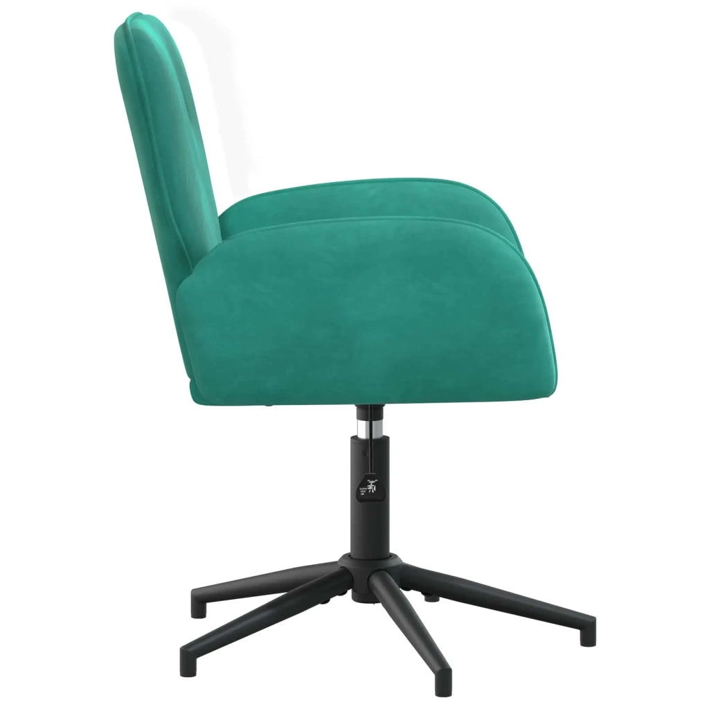 Sedia da scrivania girevole 54 x 55 x 90 cm Turchese 42034352